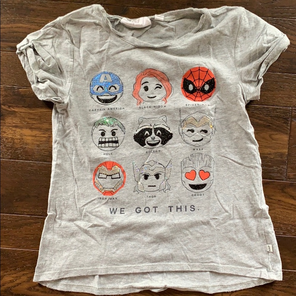 Girl’s Avengers tee, Gap